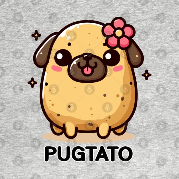 Pugtato Potato Pug by CraftingHouse's Design